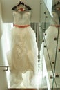 Beautiful bridal gown Royalty Free Stock Photo