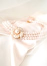 Beautiful bridal necklace Royalty Free Stock Photo