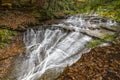 Beautiful Bridal Veil Falls - Ohio Royalty Free Stock Photo
