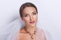 Beautiful bride face Royalty Free Stock Photo