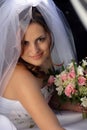 Beautiful bride on wedding day Royalty Free Stock Photo