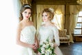 Beautiful Brides with wedding makeup
