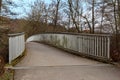 Beautiful bridges for pedestrians in the park Royalty Free Stock Photo