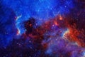 Beautiful bright galaxy. Elements of this image furnished by NASA