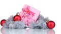 Beautiful bright gift and Christmas decoration