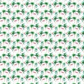 Beautiful bright green lovely wonderful hawaii floral summer pattern of a tropical green palm trees and tender pink flamingoes wat