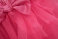 Beautiful Bright Pink Detail of a Girl\'s Ballet Tutu Royalty Free Stock Photo