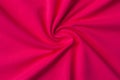 Beautiful bright red knit fabric for sewing Royalty Free Stock Photo