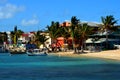 Ambergris Caye Shoreline, Belize Royalty Free Stock Photo