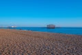 Beautiful Brighton beach is a popular place in summer