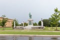 Beautiful bronze statue of John W Thomas in Centennial park