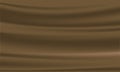 Beautiful Brown Satin Fabric for Drapery Abstract Background. brown background abstract cloth or liquid wave