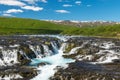The beautiful Bruarfoss in Iceland