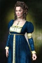 Beautiful Brunette Renaissance Woman