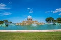 Beautiful Buckingham fountain in Chicago Illinois in USA Royalty Free Stock Photo