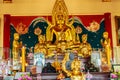 Beautiful Buddha image sculpture at Anek Kusala Sala Viharn Sien, Thai-Chinese temple in Pattaya, Thailand. It was built in 1987