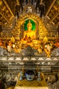 Beautiful Buddha Statue in Wat Sri Suphan Silver Temple