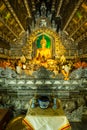 Beautiful Buddha Statue in Wat Sri Suphan Silver Temple