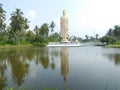 Beautiful buddhist place of worship of sri lankan photo