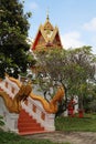 Beautiful Buddhist temple gable Royalty Free Stock Photo