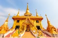 Beautiful buddhist temple at Nakhon Sawan in Thailand