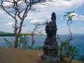 Beautiful buddhist temple near the sea and in the nature in Bali