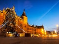 Beautiful building of Amsterdam central station