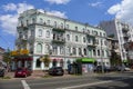 Beautiful building in Bol'shaya Zhitomirskaya street, Kiev