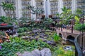 Beautiful building and garden of Gaylord Opryland Resort in Nashville