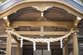 Beautiful building Japanese style, Futarasan shrine Royalty Free Stock Photo