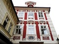 Beautiful building in the Old Town of Prague. Royalty Free Stock Photo