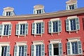 Beautiful building on the Place Massena in Nice Royalty Free Stock Photo