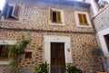 Beautiful building in Valldemossa, famous old mediterranean village of Majorca Spain. Royalty Free Stock Photo