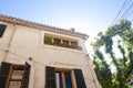 Beautiful building in Valldemossa, famous old mediterranean village of Majorca Spain. Royalty Free Stock Photo