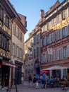 Beautiful buildings in the heart of Petite France in Strasbourg Royalty Free Stock Photo