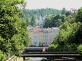 Beautiful buildings in Karlovy Vary, Czech republic Royalty Free Stock Photo