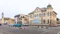 Beautiful buildings, street scene, Swakopmund, Namibia.