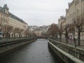 Karlovy Vary, Czech Republic, the embankment of the river Tepla.