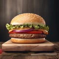 Beautiful burger promotional colorful cheeseburger design promotional colorful cheeseburger design