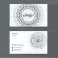 Beautiful business card design. Royalty Free Stock Photo