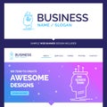 Beautiful Business Concept Brand Name Algorithm, brain, conclusi