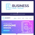 Beautiful Business Concept Brand Name Api, app, coding, develope Royalty Free Stock Photo