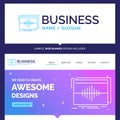 Beautiful Business Concept Brand Name Audio, frequency, hertz, s