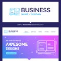 Beautiful Business Concept Brand Name Author, book, open, story