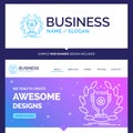Beautiful Business Concept Brand Name award, cup, prize, reward Royalty Free Stock Photo