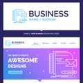 Beautiful Business Concept Brand Name Brand, company, identity Royalty Free Stock Photo