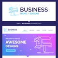 Beautiful Business Concept Brand Name campaigns, email, marketin