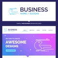 Beautiful Business Concept Brand Name Character, computer, game