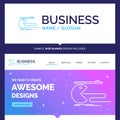 Beautiful Business Concept Brand Name Character, computer, game