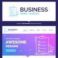 Beautiful Business Concept Brand Name checklist, check, expertis